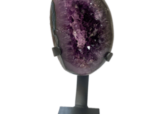 Small Look Through Amethyst with Stand